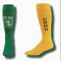 Custom Soccer Tube Sock w/ Knit in Design (10-13 Large)